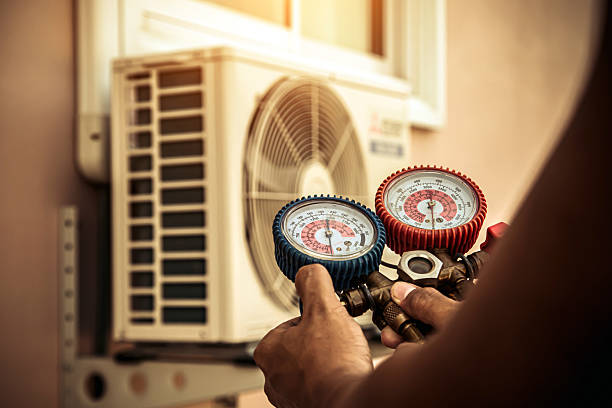 Professional Hvac technician working in Augusta, WI